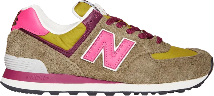  New Balance Stray Rats x 574 &#039;Green Pink&#039;