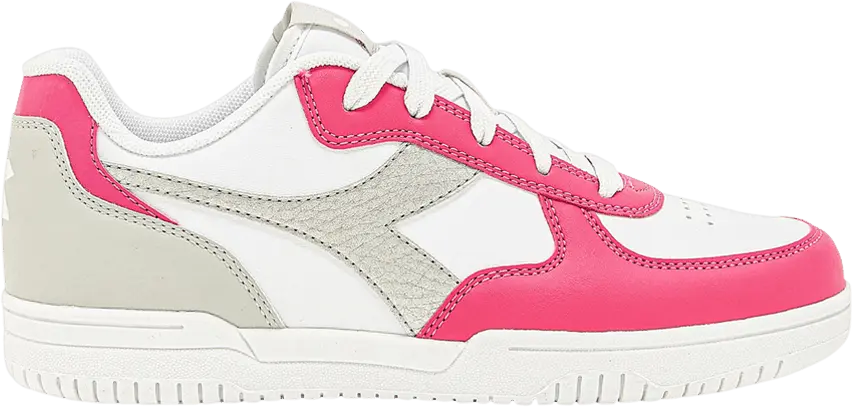  Diadora Raptor Low Big Kid &#039;Pink Yarrow Silver&#039;