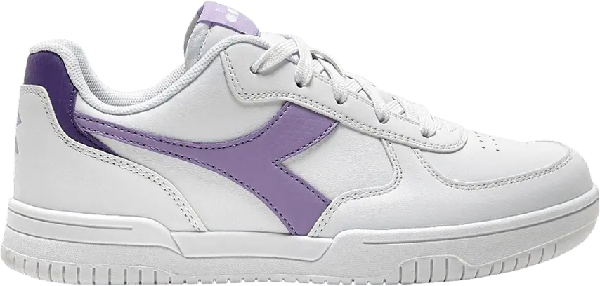  Diadora Raptor Low Big Kid &#039;White Purple Rose&#039;