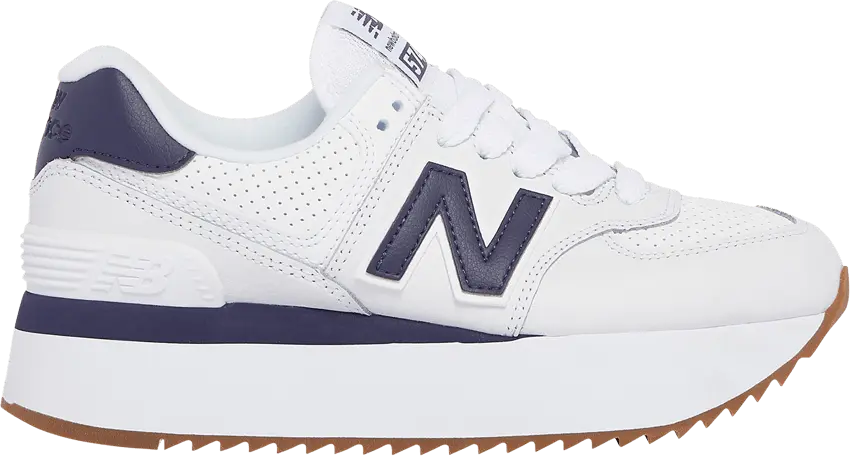  New Balance Wmns 574+ &#039;White Violet&#039;