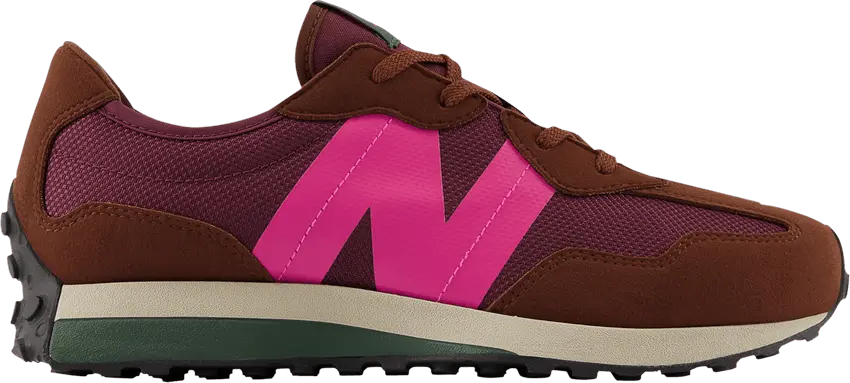  New Balance 327 Big Kid &#039;Rich Earth Hi-Pink&#039;