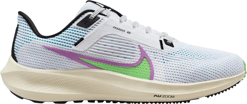  Nike Air Zoom Pegasus 40 SE &#039;White Multi-Color Mismatch&#039;