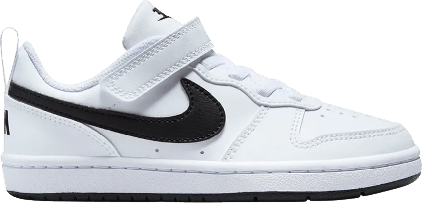  Nike Court Borough Low Recraft PS &#039;White Black&#039;