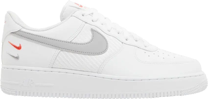  Nike Air Force 1 Low &#039;07 SE Double Swoosh White Picante