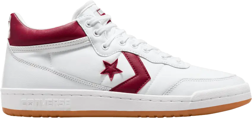  Converse Fastbreak Pro Leather Mid &#039;White Team Red Gum&#039;