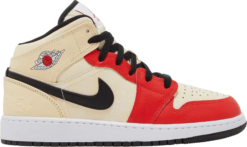  Jordan 1 Mid SS &#039;88 Dunk Contest (GS)