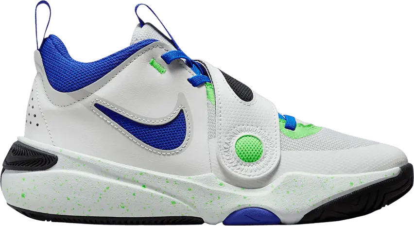  Nike Team Hustle D11 GS &#039;Green Strike Racer Blue&#039;