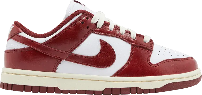  Nike Dunk Low PRM Vintage Team Red (Women&#039;s)