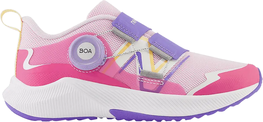  New Balance Dynasoft Reveal v4 BOA Little Kid Wide &#039;Light Raspberry&#039;