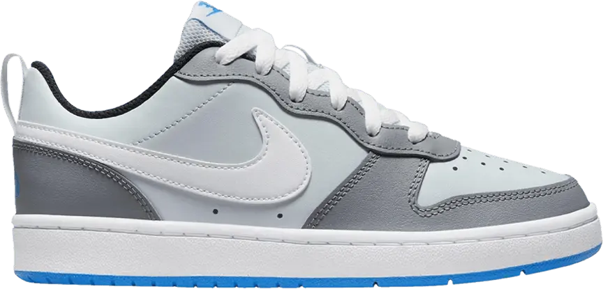  Nike Court Borough Low 2 SE GS &#039;Pure Platinum Photo Blue&#039;