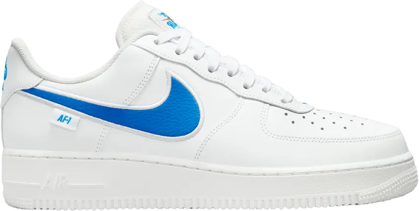  Nike Air Force 1 &#039;07 &#039;Blue Label - White Photo Blue&#039;