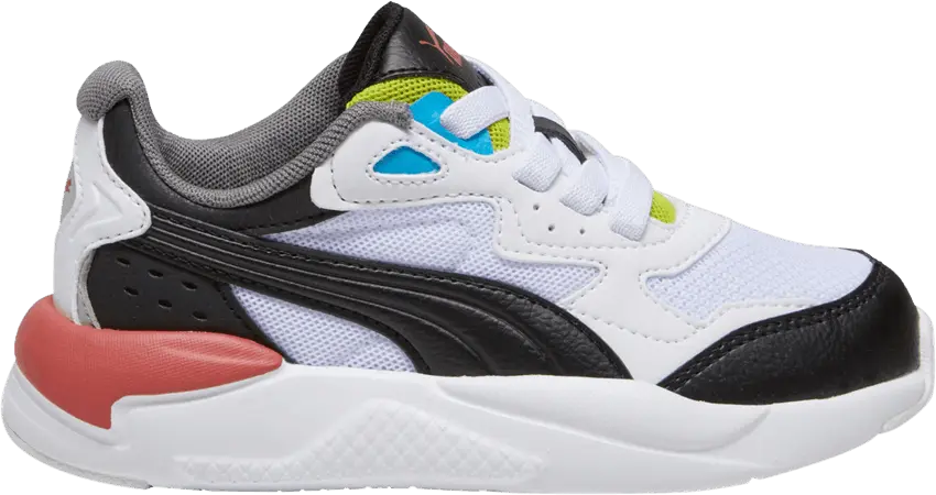  Puma X-Ray Speed Little Kid &#039;White Multi-Color&#039;