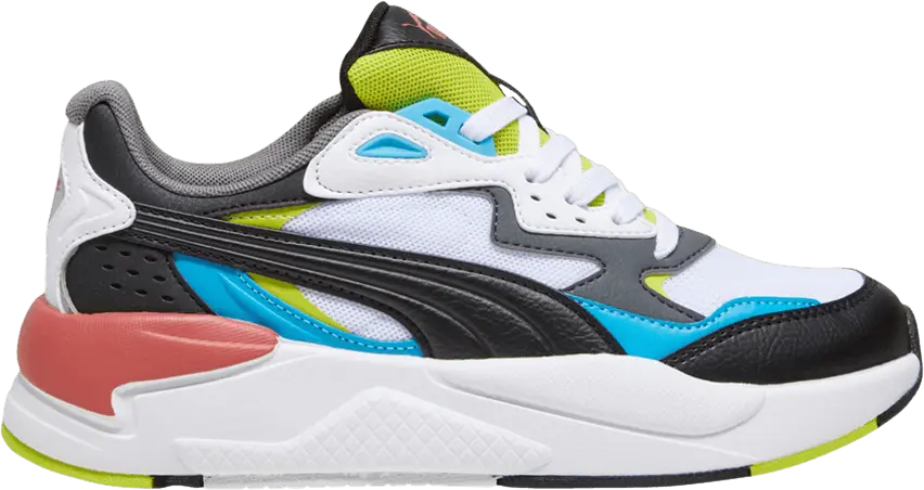  Puma X-Ray Speed Big Kid &#039;White Multi-Color&#039;