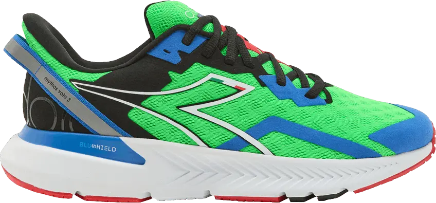 Diadora Mythos Blushield Volo 3 &#039;Green Fluorescent&#039;