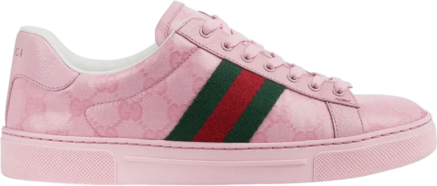  Gucci Wmns Ace &#039;GG Crystal Canvas - Pink&#039;