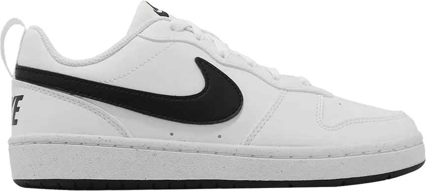  Nike Court Borough Low Recraft GS &#039;White Black&#039;