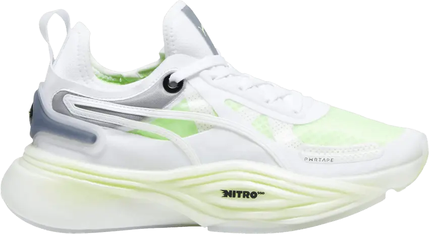 Puma Wmns PWR XX Nitro Squared &#039;White Speed Green&#039;