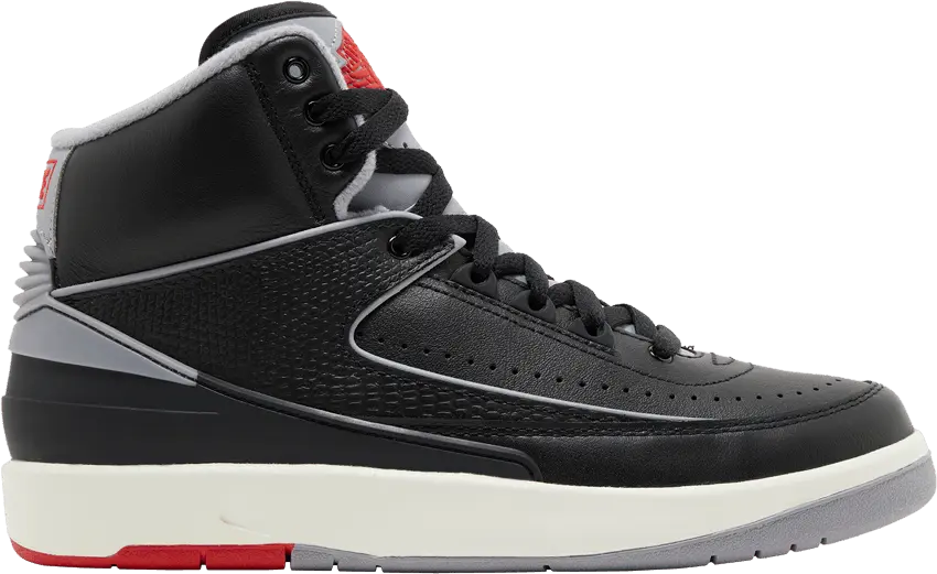  Jordan 2 Retro Black Cement (GS)