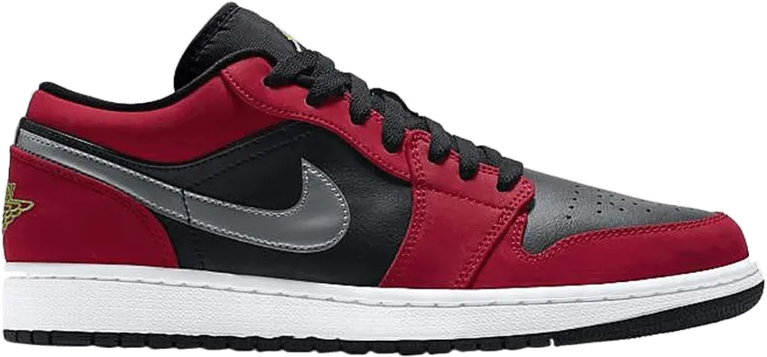  Jordan 1 Low Black Green Pulse Gym Red