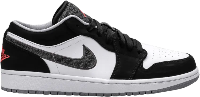  Jordan 1 Low Black White Wolf Grey Infrared 23