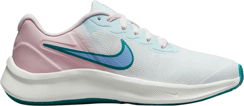 Nike Star Runner 3 GS &#039;White Pink Mineral Teal&#039;