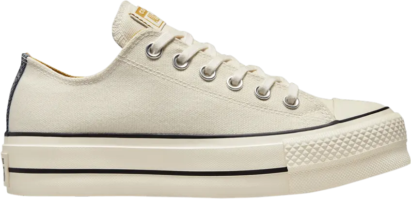  Converse Wmns Chuck Taylor All Star Lift Platform Low &#039;Denim - Egret&#039;