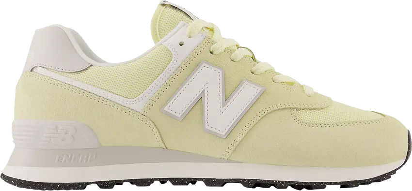  New Balance 574 Canary Yellow White