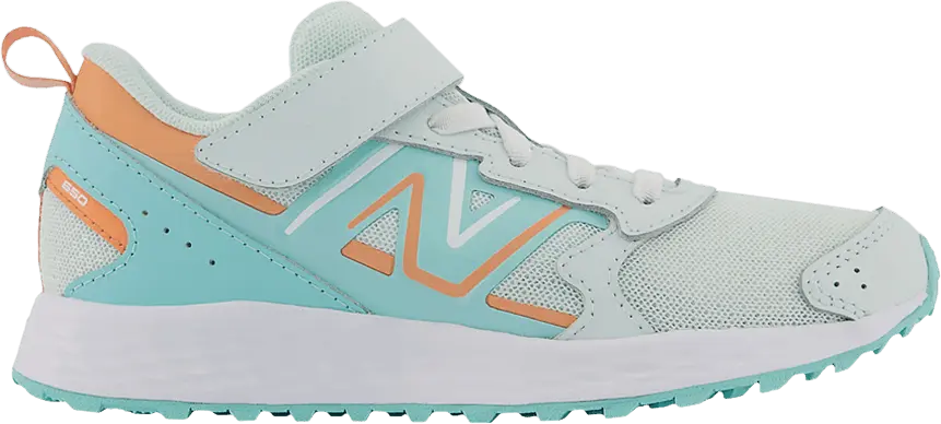  New Balance Fresh Foam 650 Bungee Lace Top Strap Big Kid &#039;Light Surf&#039;