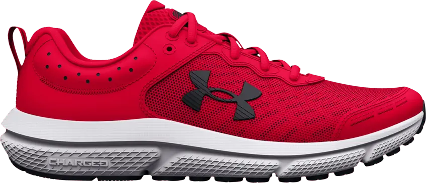  Under Armour Assert 10 AC GS Wide &#039;Red Black&#039;