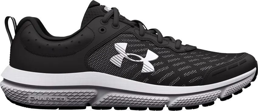  Under Armour Assert 10 AC GS Wide &#039;Black White&#039;