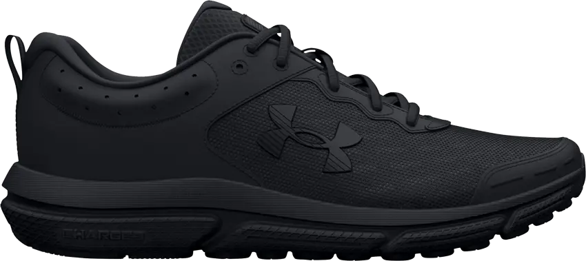  Under Armour Charged Assert 10 6E Wide &#039;Triple Black&#039;