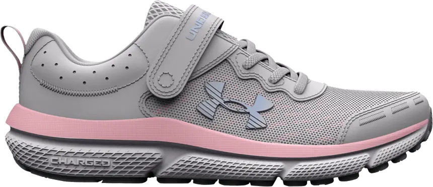  Under Armour Assert 10 AC PS Wide &#039;Halo Grey Pink Sugar&#039;