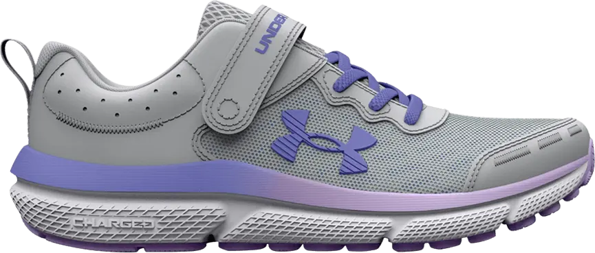  Under Armour Assert 10 AC PS &#039;Mod Grey Nebula Purple&#039;