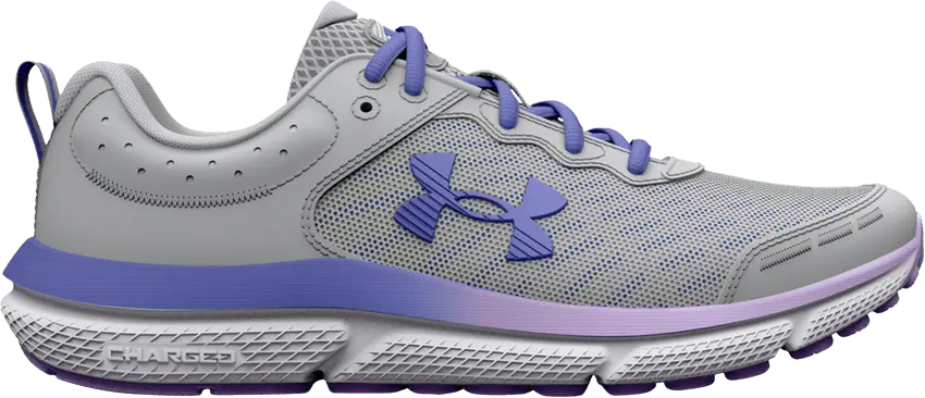  Under Armour Assert 10 AC GS &#039;Mod Grey Nebula Purple&#039;