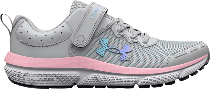  Under Armour Assert 10 AC PS &#039;Halo Grey Pink Sugar&#039;