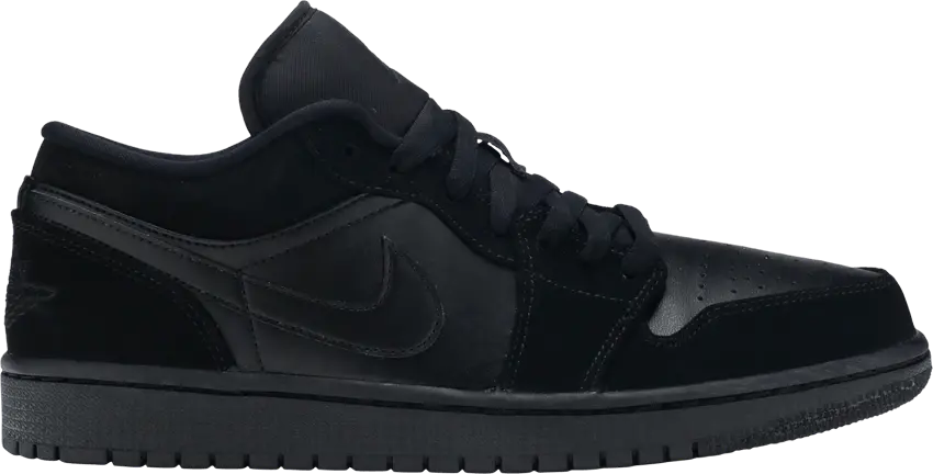  Jordan 1 Retro Low Triple Black