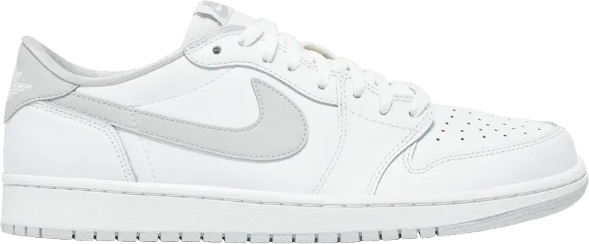  Jordan 1 Retro Low White Neutral Grey (2015)