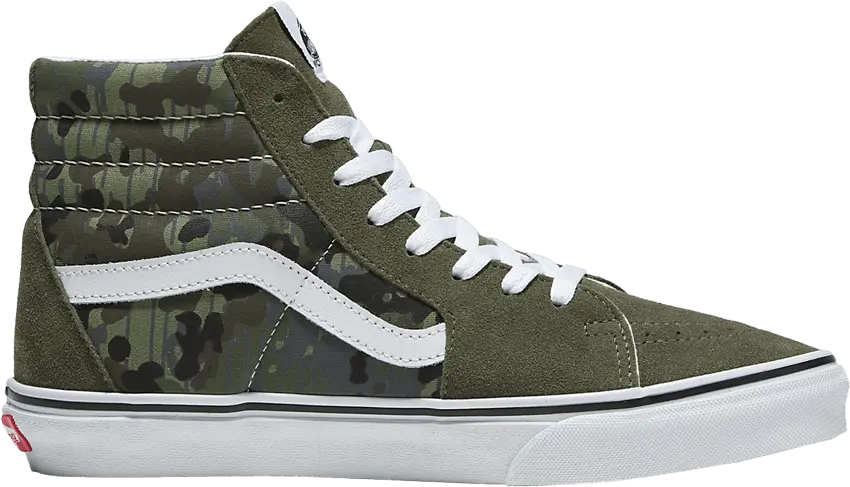  Vans Sk8-Hi &#039;Rain Camo Green&#039;